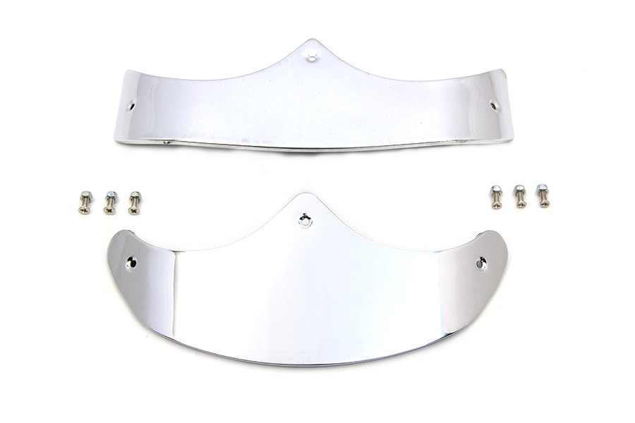 V-Twin - Smooth Fender Tip Set Chrome