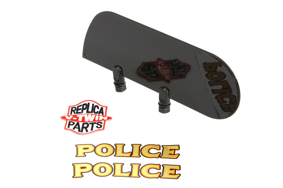 V-Twin - Police Fender Marker Plate