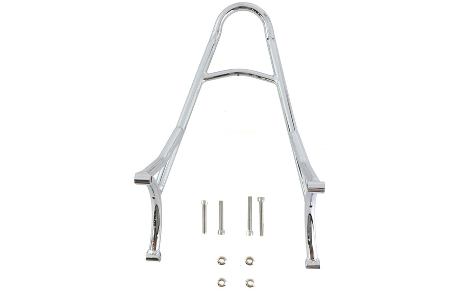 V-Twin #80227 - 13 inch Round Sissy Bar Chrome