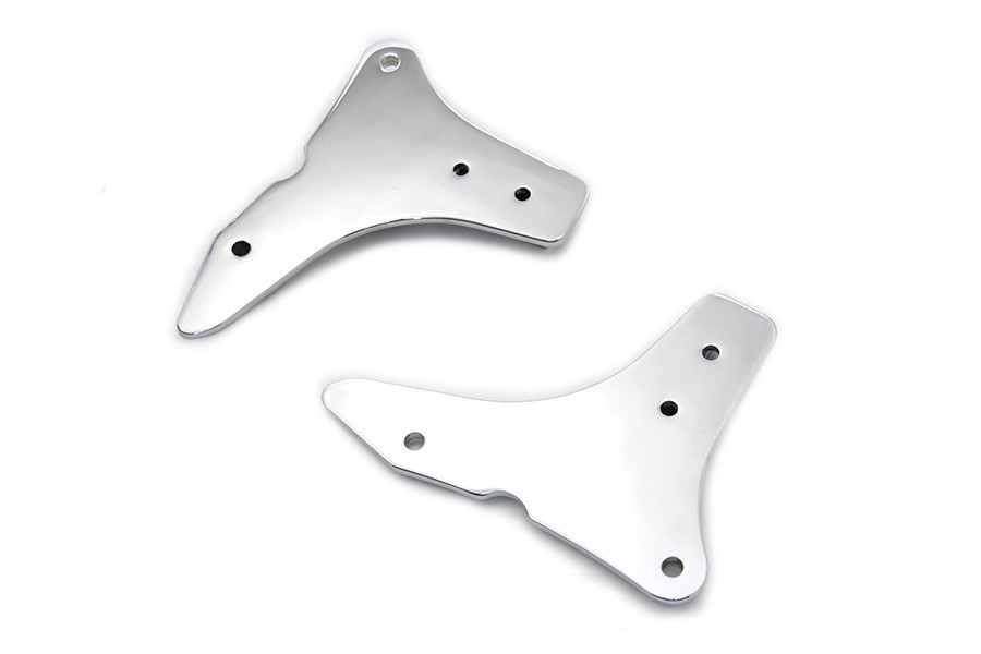 Wyatt Gatling #80208 - Sissy Bar Side Plate Set Chrome