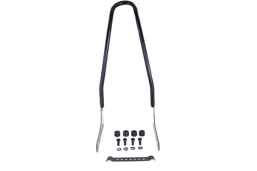 Wyatt Gatling #80220B - One Piece Sissy Bar Black