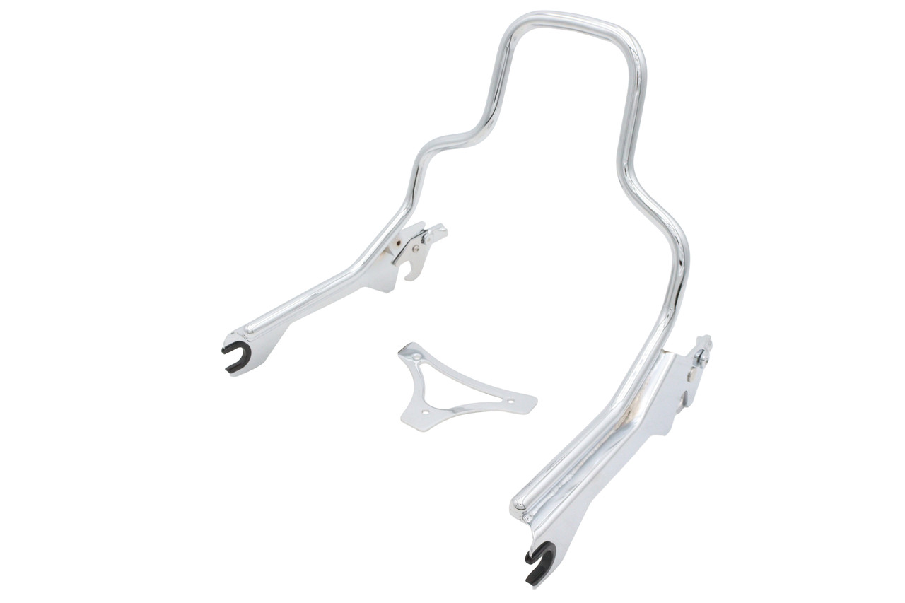 Wyatt Gatling #80224 - 8-1/2 inch Short Detachable Sissy Bar Chrome