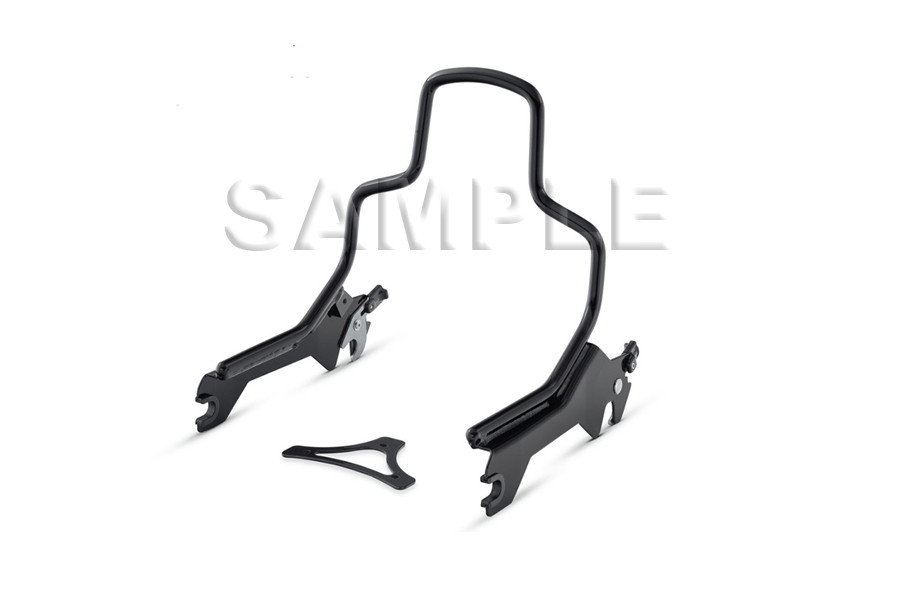 Wyatt Gatling #80224B - 8-1/2 inch Short Detachable Sissy Bar Gloss Black