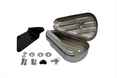 V-Twin - Tool Box and Mount Kit Right Side Chrome