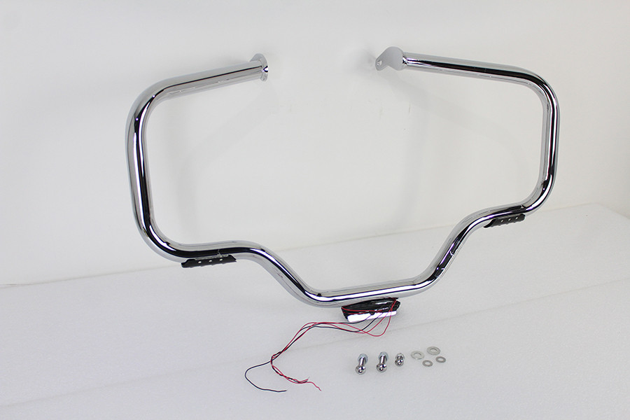V-Twin #21048 - Chrome Front Turn Signal Highway Bar
