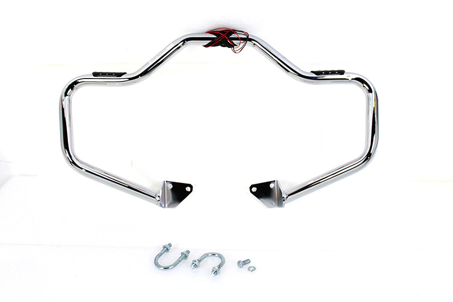 V-Twin #21049 - Chrome Front Turn Signal Highway Bar