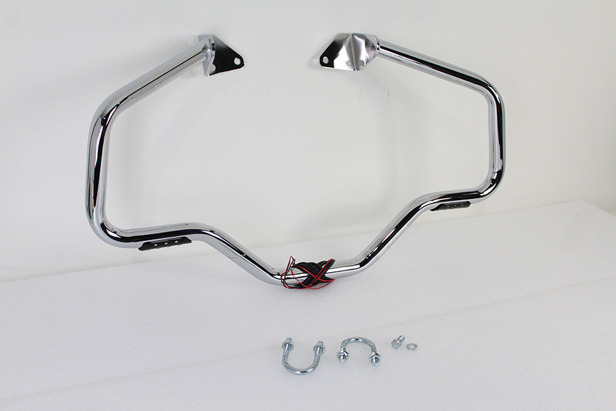 V-Twin #21049 - Chrome Front Turn Signal Highway Bar