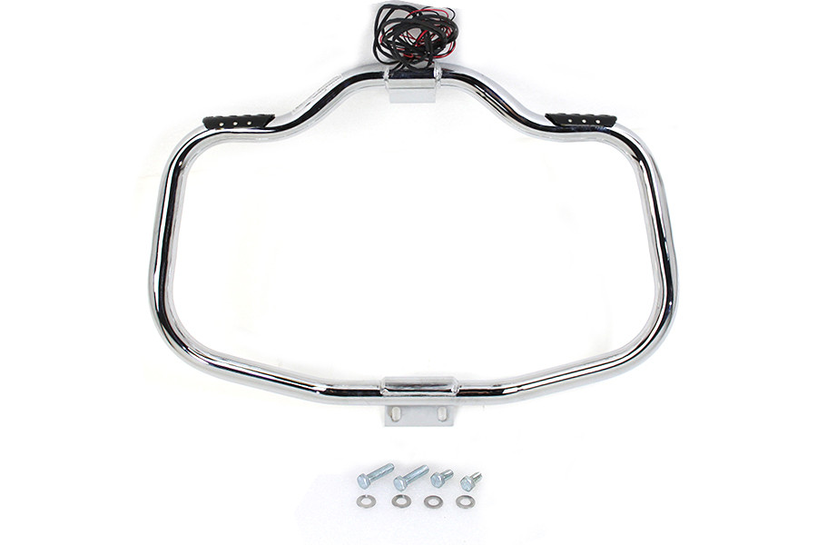 V-Twin #21050 - Chrome Front Turn Signal Highway Bar