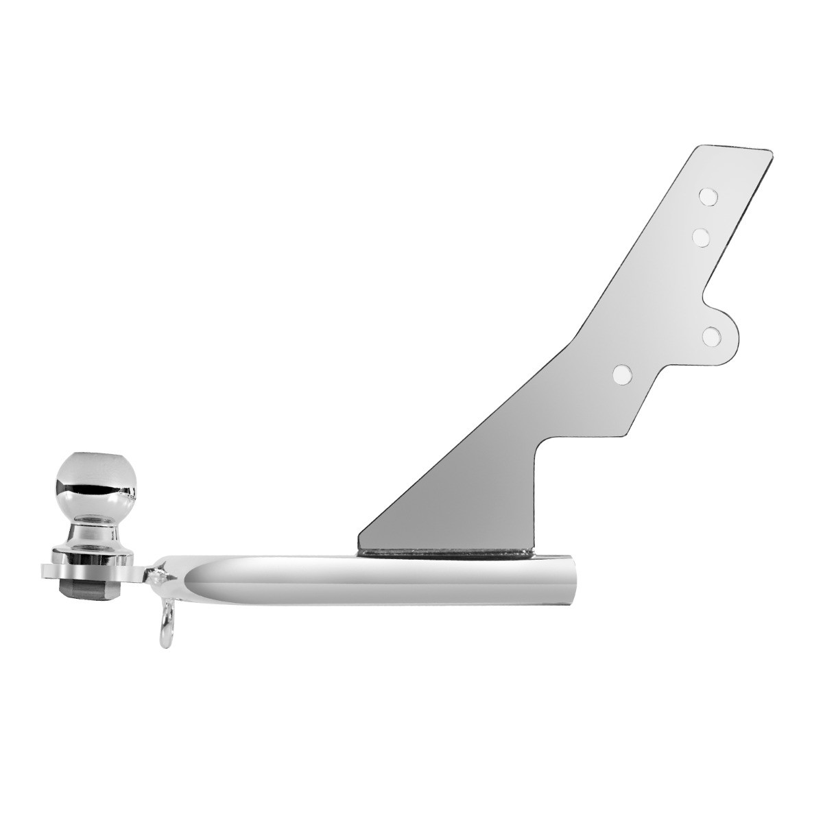Hogworks Chrome Motorcycle Trailer Hitch & Receiver for Harley® Touring '80-'08