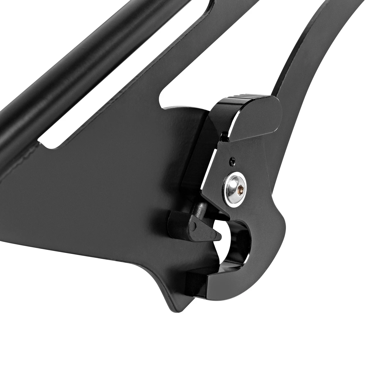 Hogworks Air Wing Two Up Luggage Rack in Black for Harley® Touring '09-'25