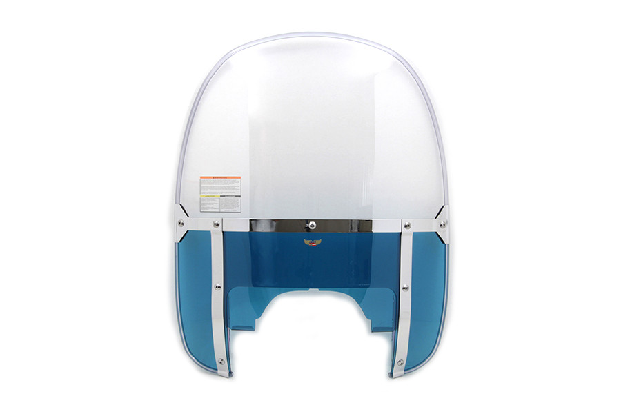 National Cycle #N2237 - Beaded Windshield Blue Lower