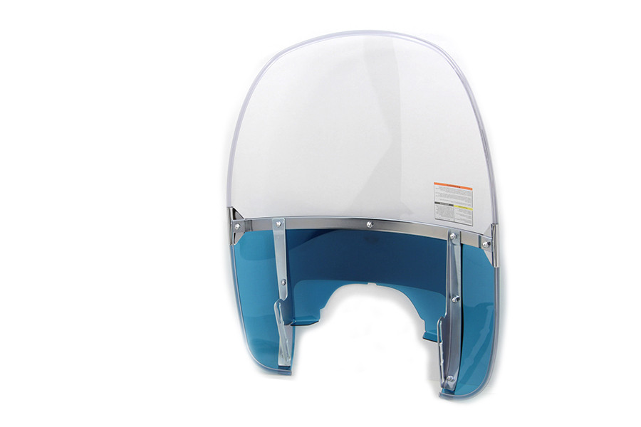 National Cycle #N2237 - Beaded Windshield Blue Lower