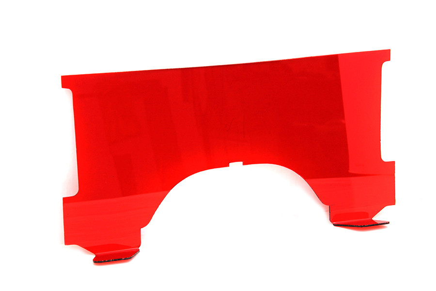 National Cycle #23011 - Adjustable Windshield Red Lower