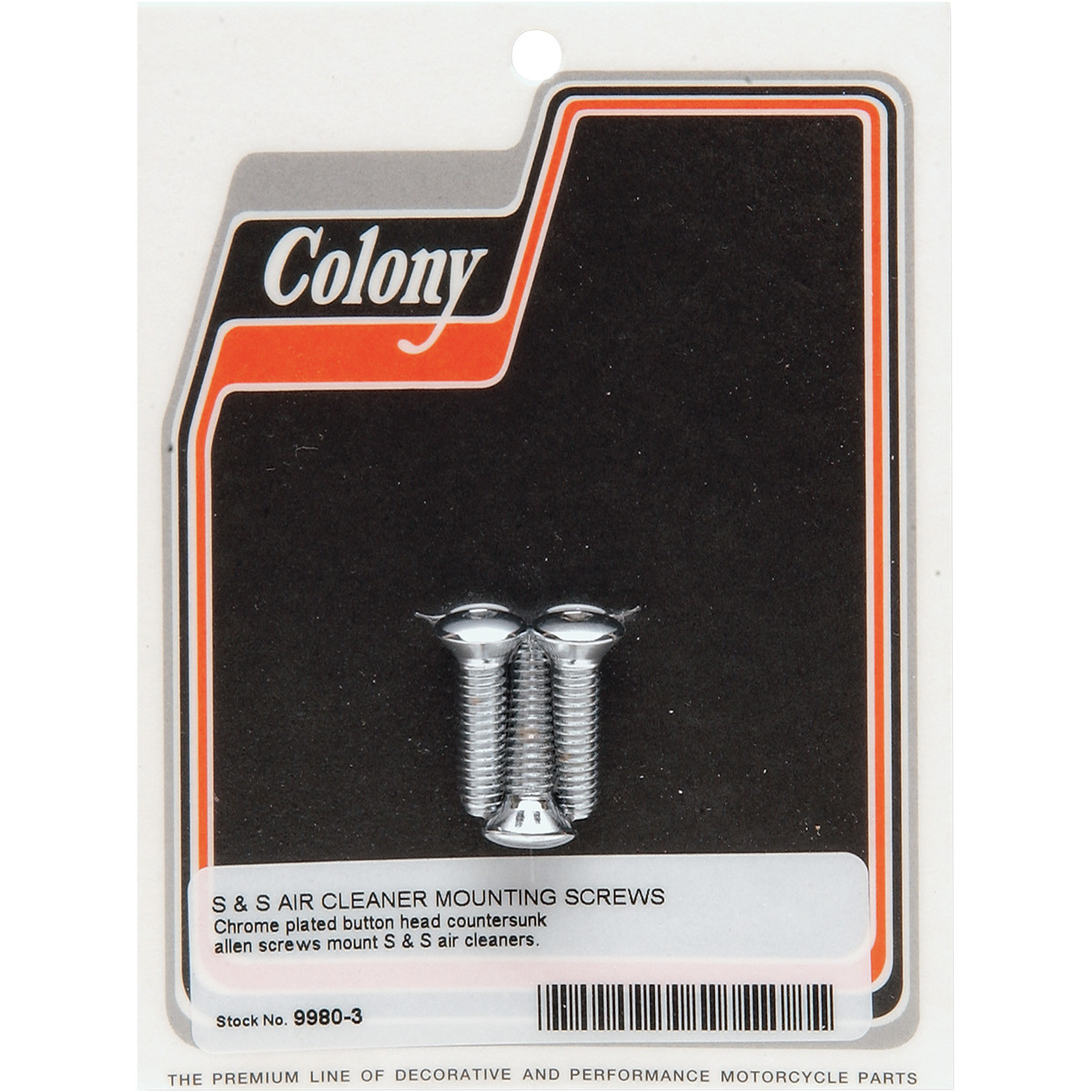 Colony #9980-3 - Cover Bolts - Air Cleaner