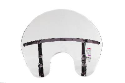 National Cycle #N21419A - Switchblade Detachable Clear Chopped Windshield