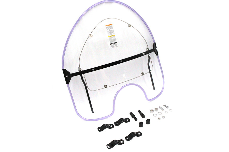 National Cycle #N2200 - National Cycle Spring Fork Windshield Clear