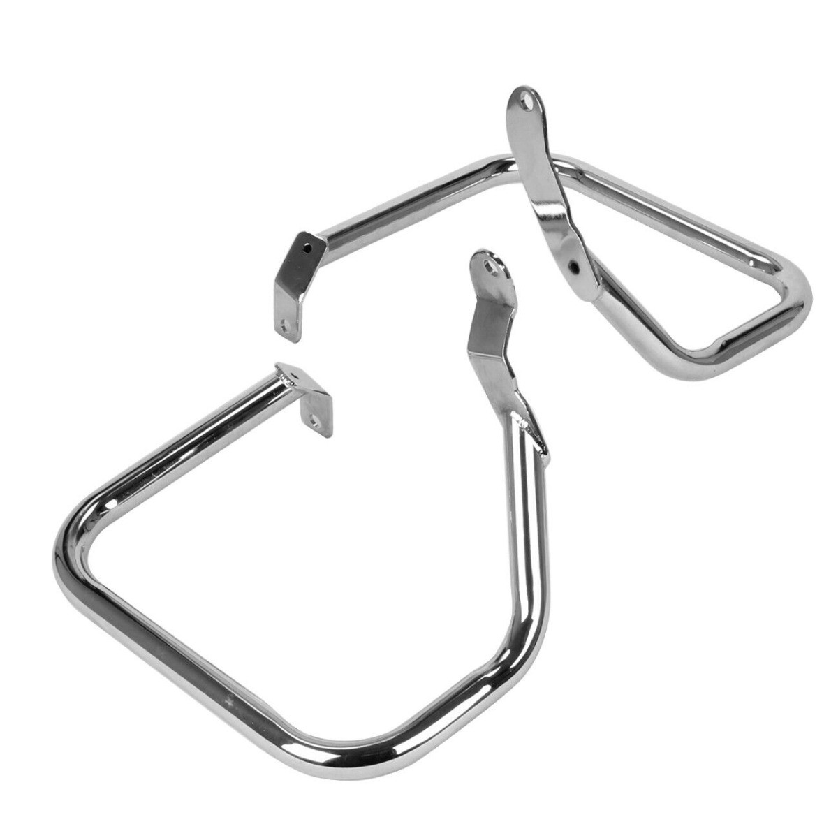 Hogworks Saddlebag Guards in Chrome for Harley® Softail '00-'17