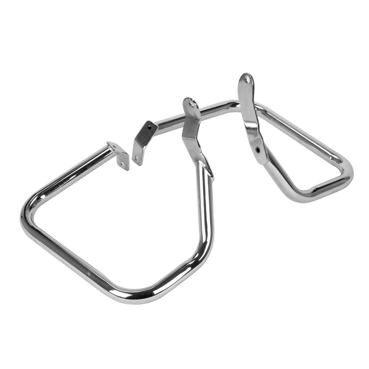 Hogworks Saddlebag Guards in Chrome for Harley® Softail '00-'17