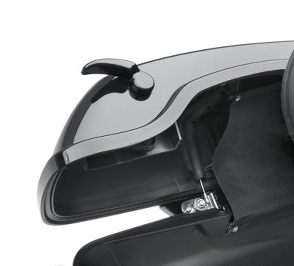Hogworks Blackout Gloss Saddlebag One Touch Lid Levers for Harley® Touring '14-'25
