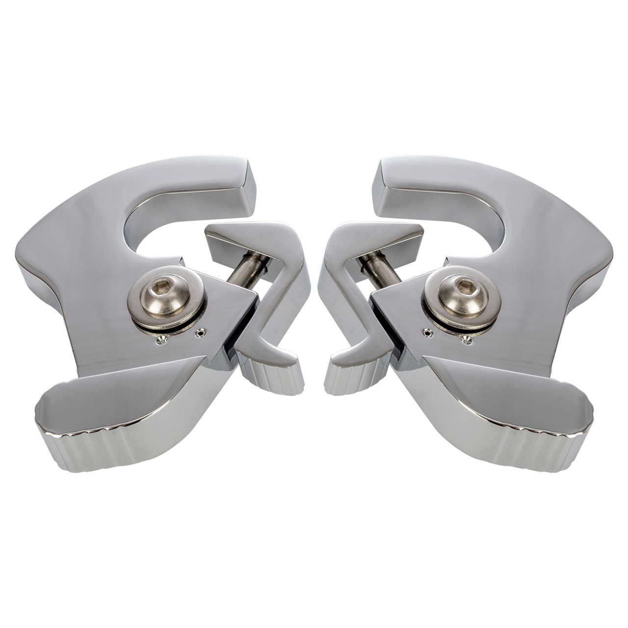Hogworks Quick Release Latch / Clamp Kit in Chrome for Harley-davidson® Motorcycles