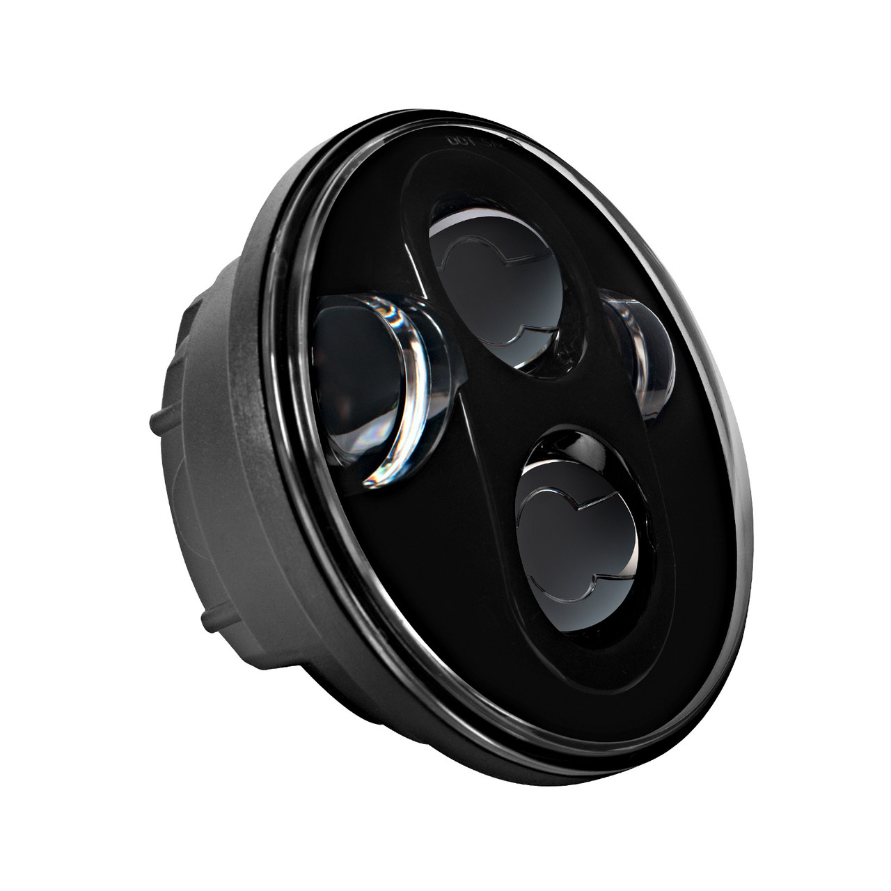 Hogworks 5 3/4" Led Blackout Headlight for Harley® Sportster, Dyna, Softail & Indian Motorcycles®