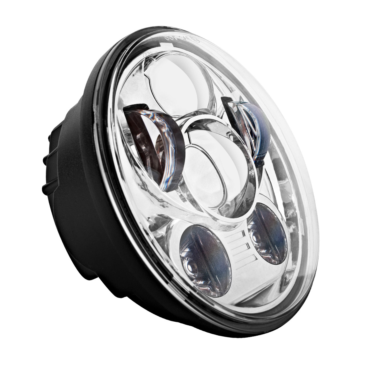 Hogworks 5 3/4" Led Chrome V2 Headlight for Harley® Sportster, Dyna, Softail & Indian Motorcycles®