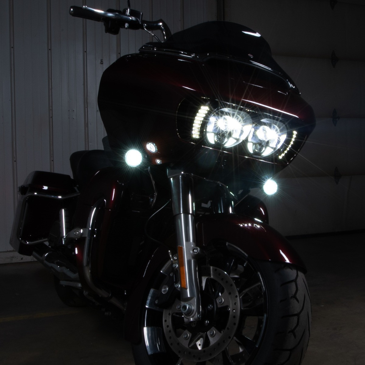 Hogworks Dual Visionz Led Headlight for Harley® Road Glide '15-'25
