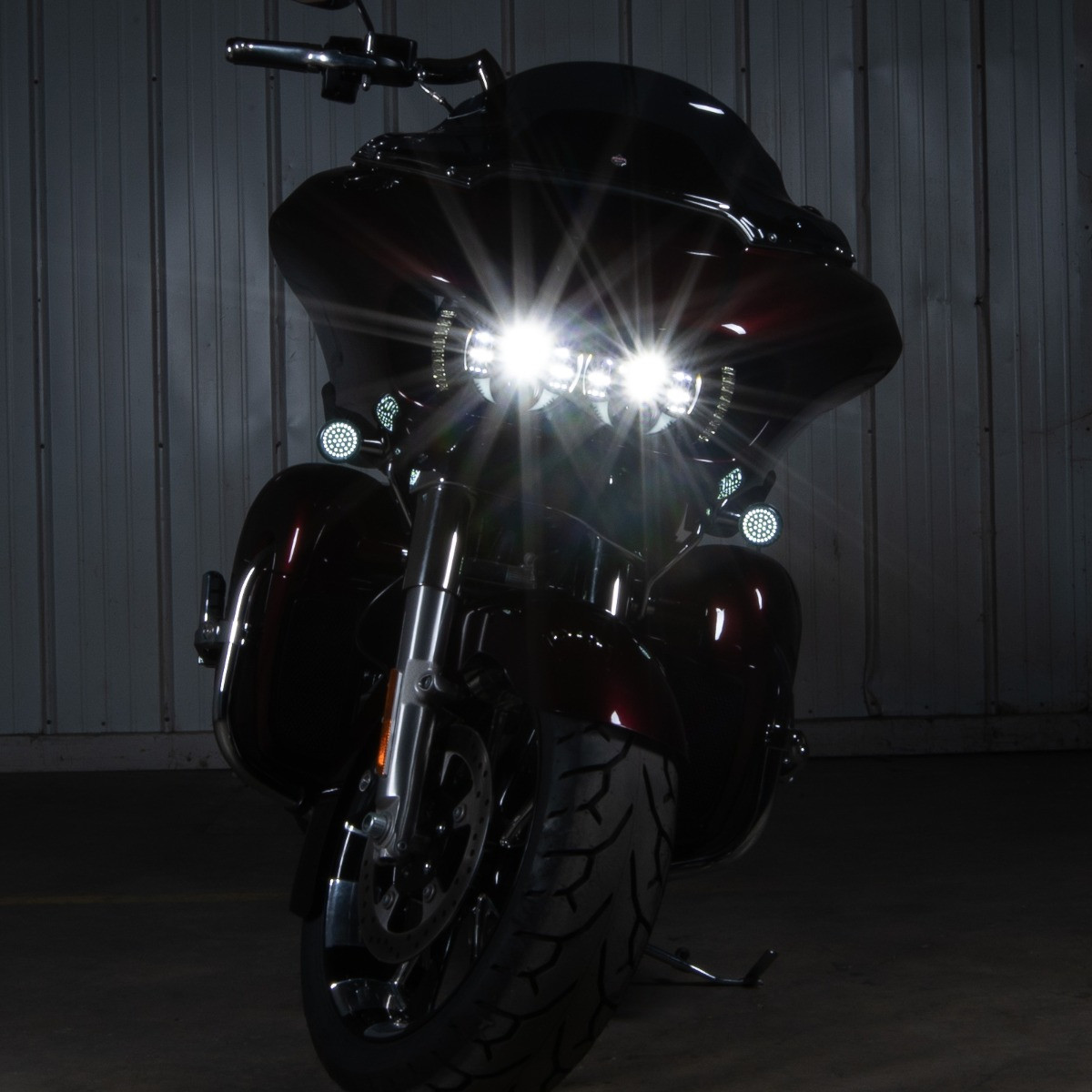 Hogworks Dual Visionz Led Headlight for Harley® Road Glide '15-'25
