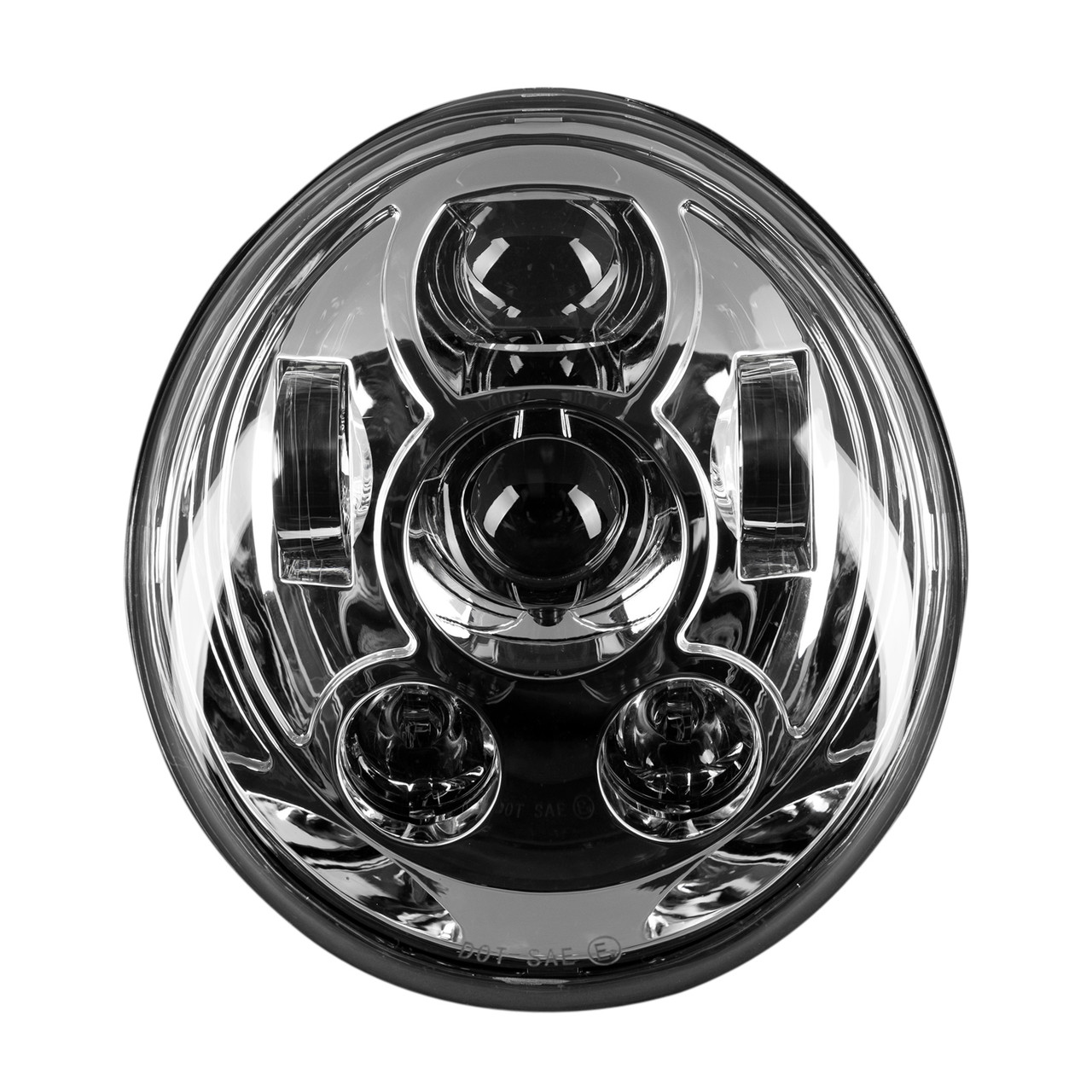 Hogworks Chrome Led Headlight '02-'17 for Harley® V-rod