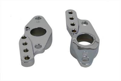 V-Twin #50588-93 - Swingarm Pivot Mount End Caps Chrome