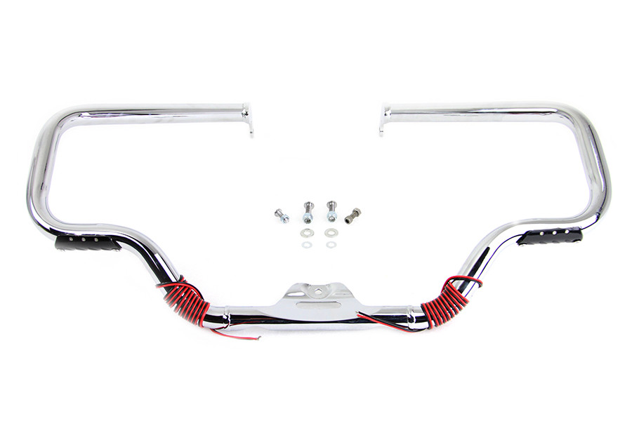 V-Twin #21052 - Chrome Front Turn Signal Highway Bar