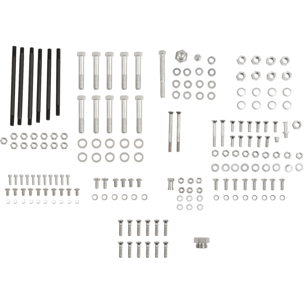Colony #8302 CAD - Hardware Kit - Stock/Motor - Cadmium Plated - '48-'57 Harley-Davidson
