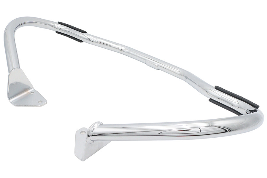 V-Twin - Factory Sample Chrome Front Engine Bar with Footpeg Pads