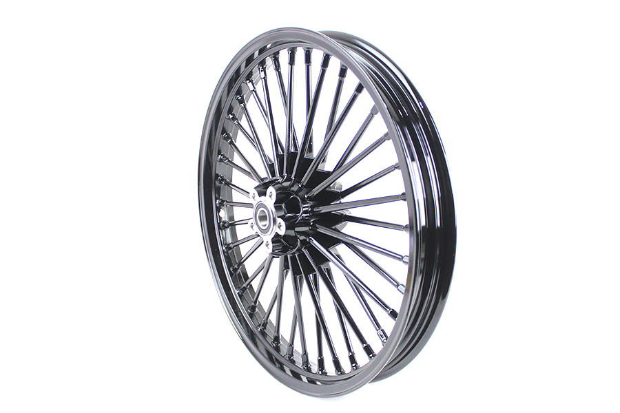 V-Twin - 21 inch x 2.15 inch Front Spoke Wheel Black