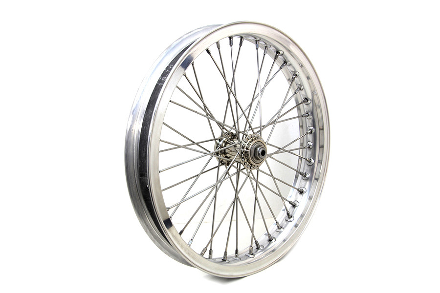 V-Twin #61025 - 18 inch x 2.15 inch WR Front Spool Wheel Alloy