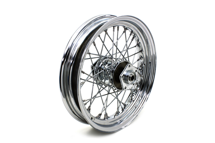 V-Twin #72242 - 16 inch x 3.00 inch Front Spoke Wheel