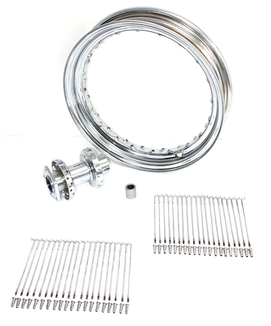 V-Twin #74340 - 16 inch x 3.00 inch Front Spoke Wheel