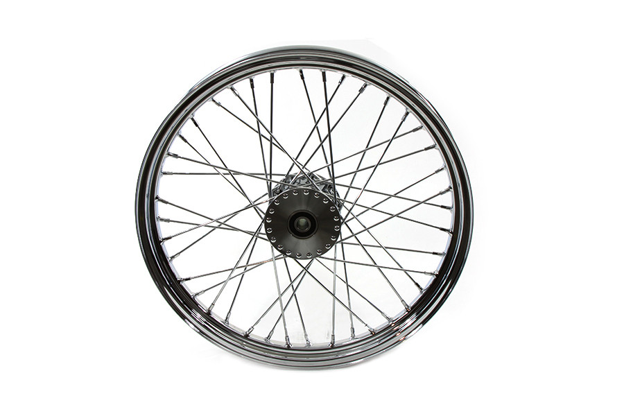 V-Twin #64446 - 21 inch x 2.15 inch Spool Front Wheel