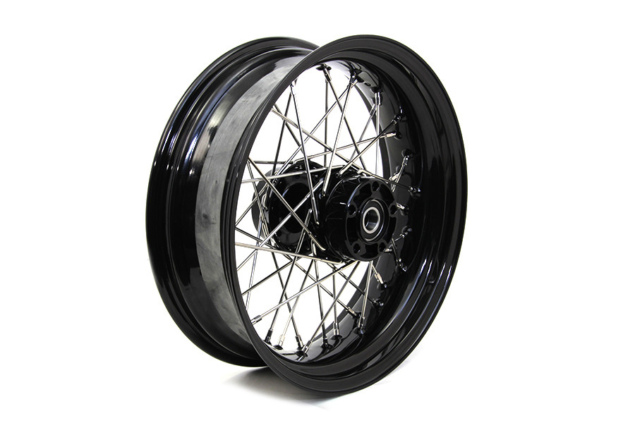 V-Twin #64570 - 16 inch x 5 inch XL Rear Wheel Black