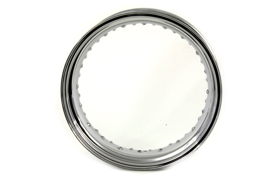 V-Twin #11227 - 16 inch X 5 inch Rim Rear Chrome