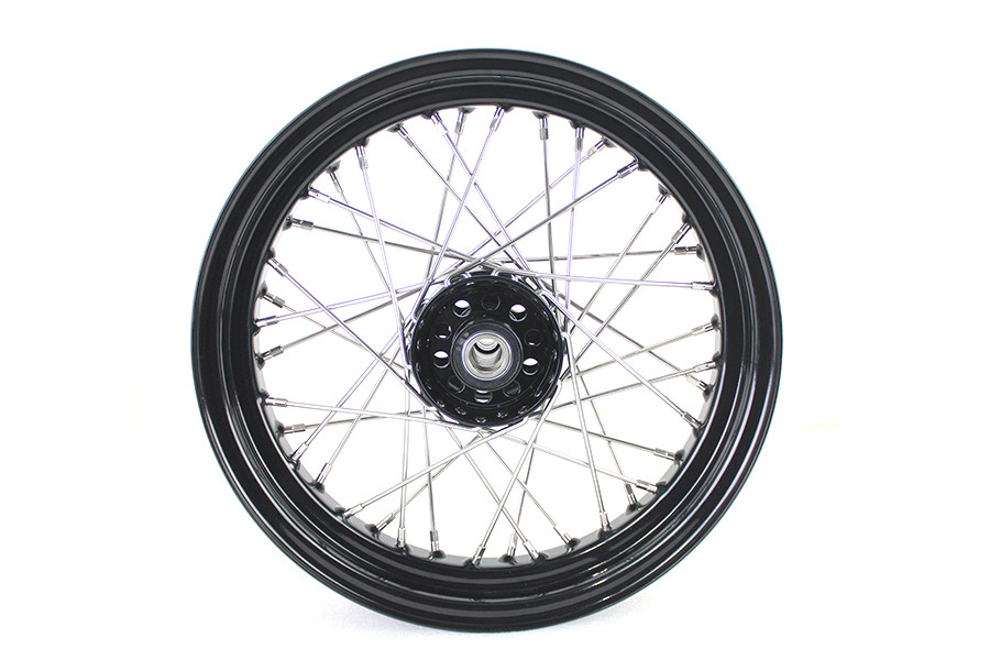 V-Twin #61062 - 16 inch x 3.00 inch KH Type Star Hub Wheel Black