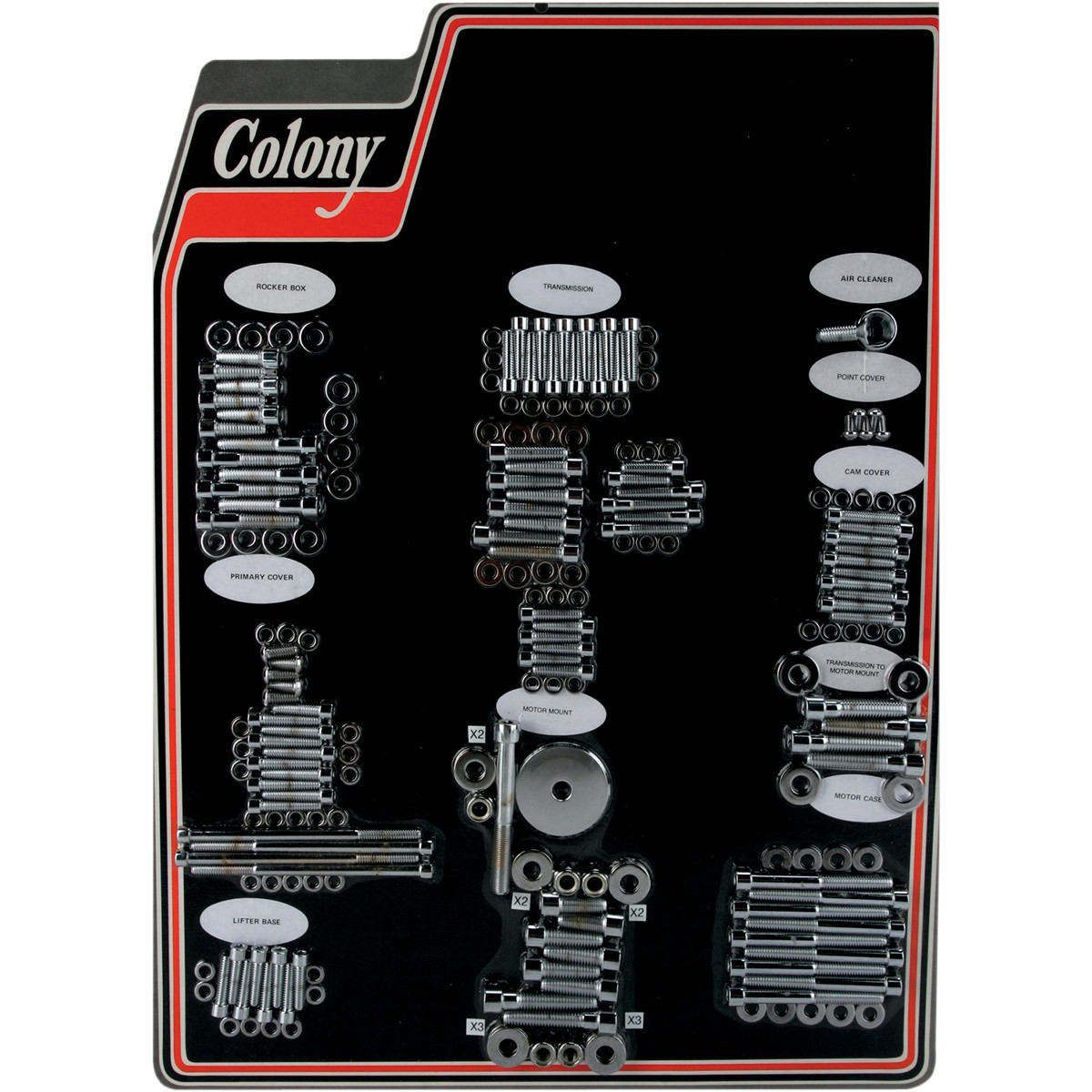 Colony #1024-P - Bolt Kit - Complete/Motor - Allen/SHOW - Touring