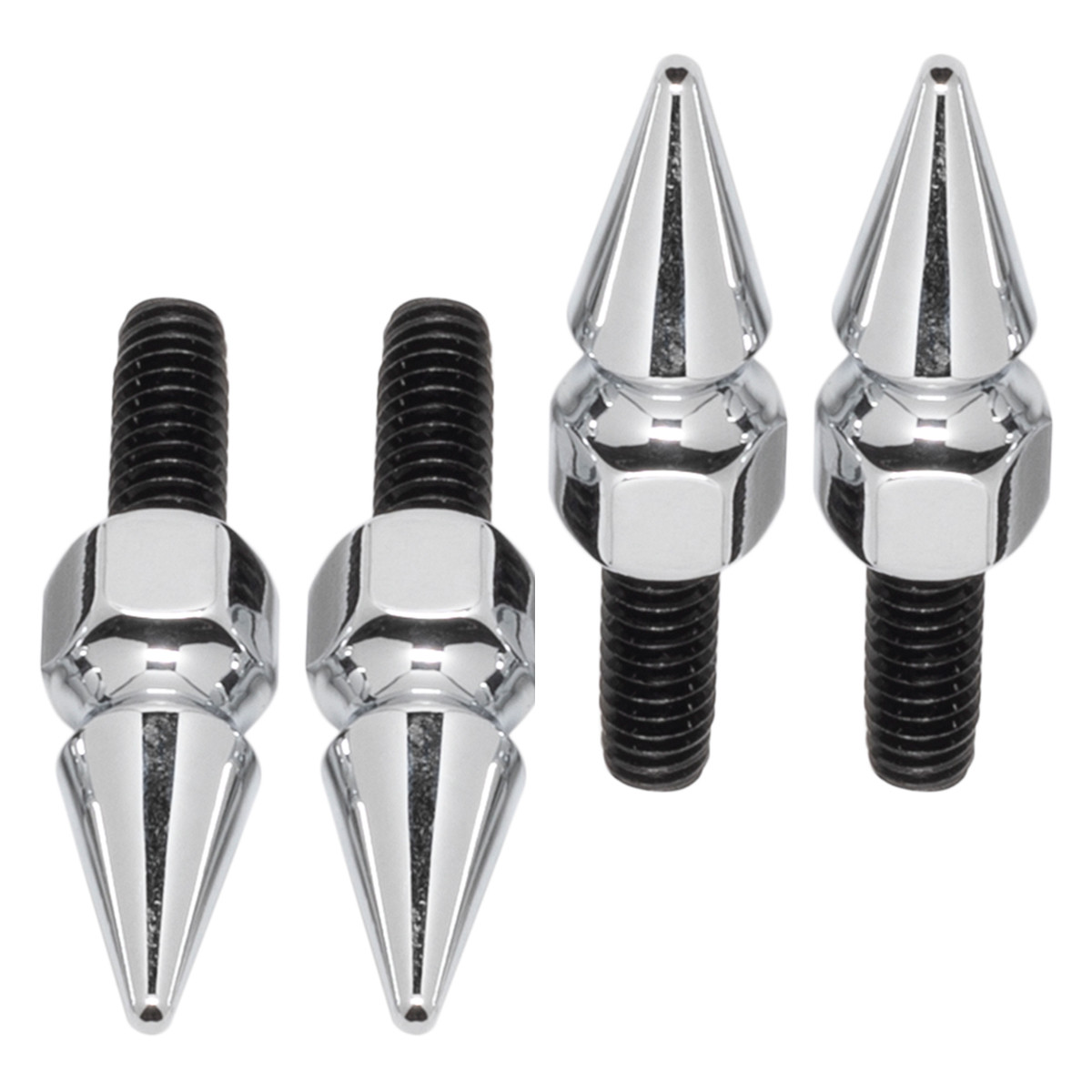 Hogworks Spiked Windshield Bolts in Chrome for Harley® Road Glide '15-'25