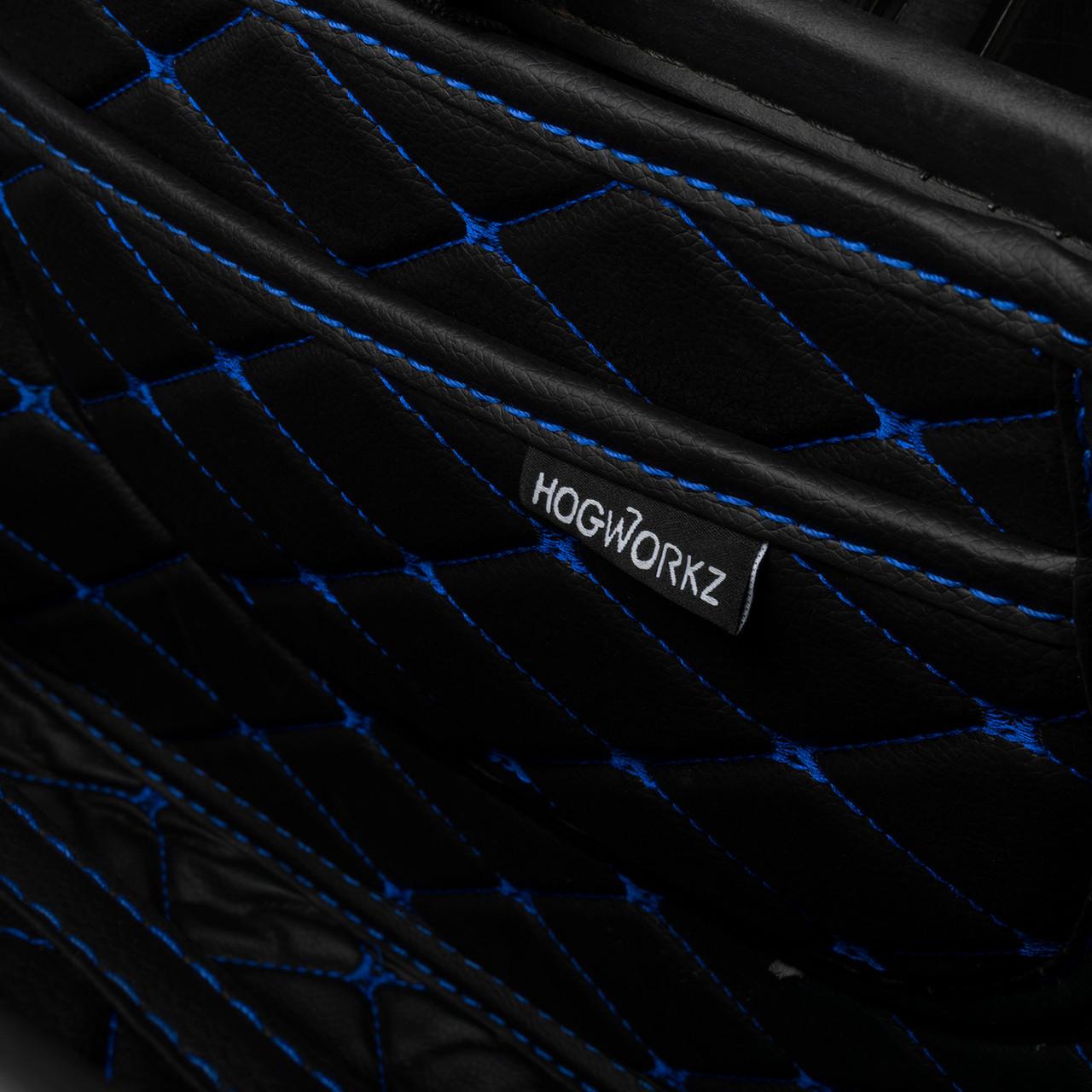 Hogworks Hogworkz® Saddlebag Liners Fits Oem Softail Heritage '18-'25 | Blue Stitching