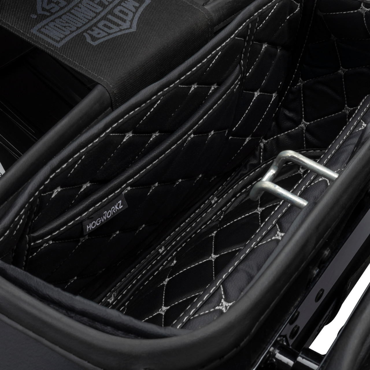 Hogworks Hogworkz® Saddlebag Liners Fits Oem Softail Heritage '18-'25 | Silver Stitching