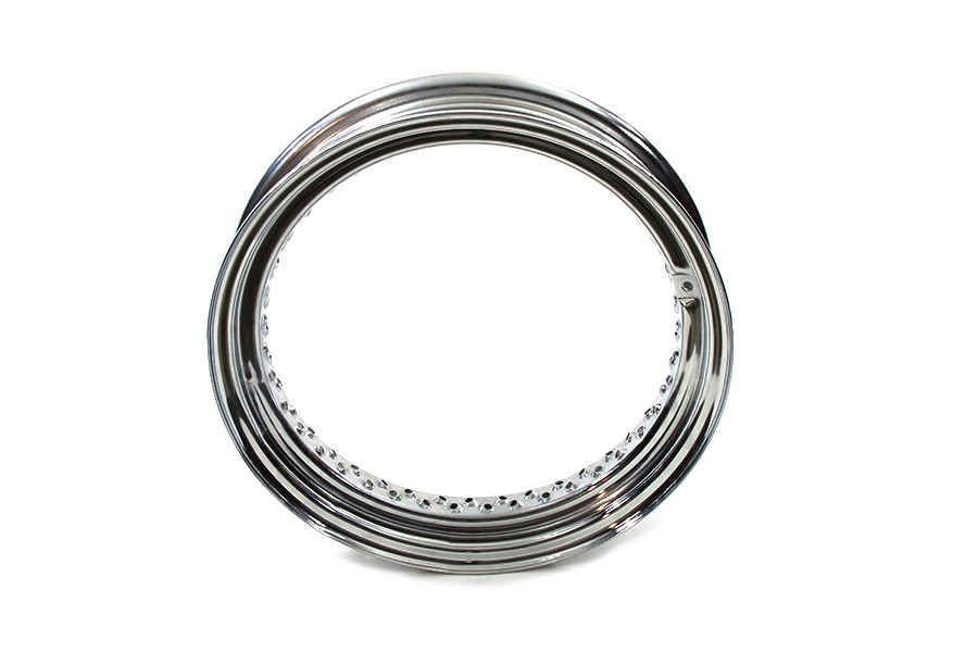 V-Twin - 16 inch x 3.00 inch Drop Center Chrome Wheel Rim