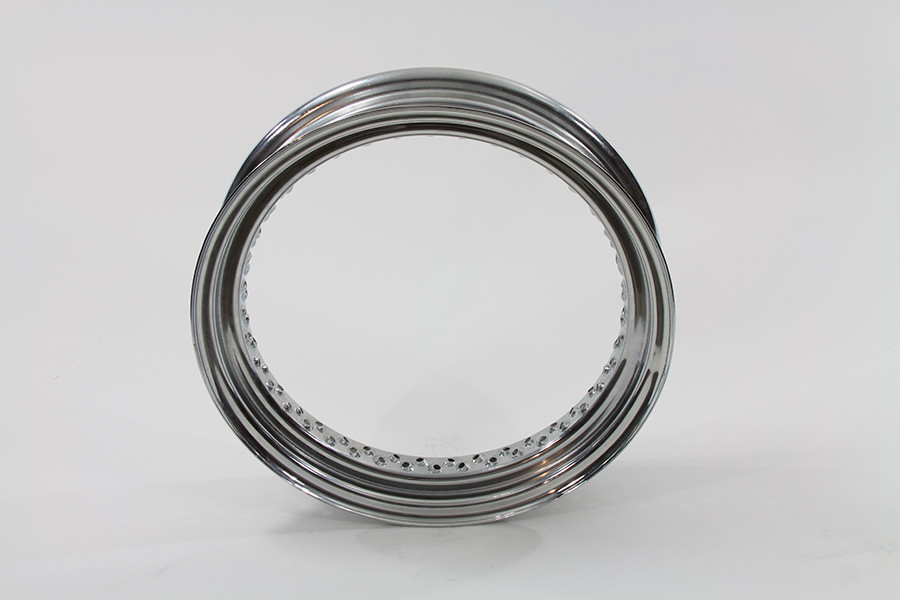 V-Twin - 16 inch x 3.00 inch Drop Center Chrome Wheel Rim