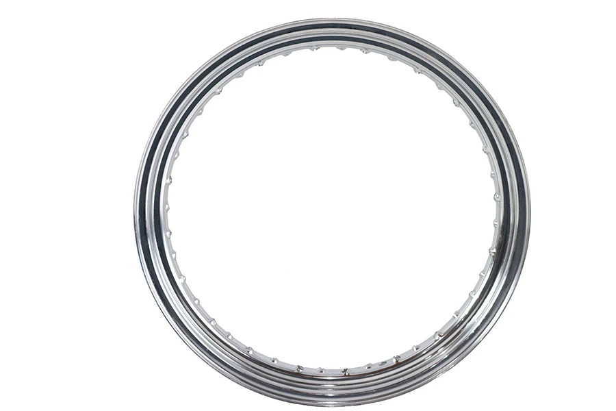 V-Twin #11229 - 18 inch X 2.5 inch Drop Center Chrome Wheel Rim