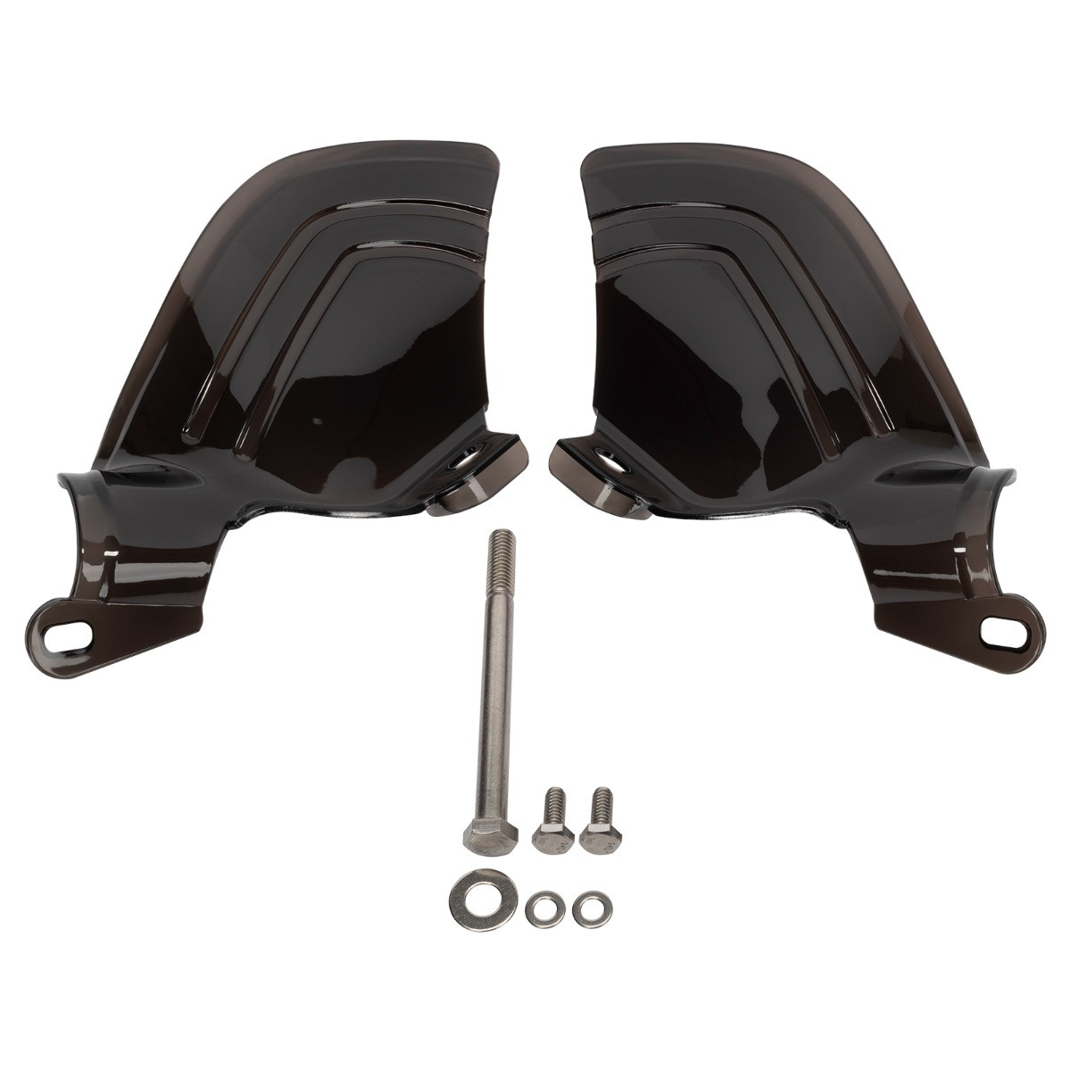 Hogworks Mid-frame Air Deflectors for Harley® Softail '18-'25 | Smoked
