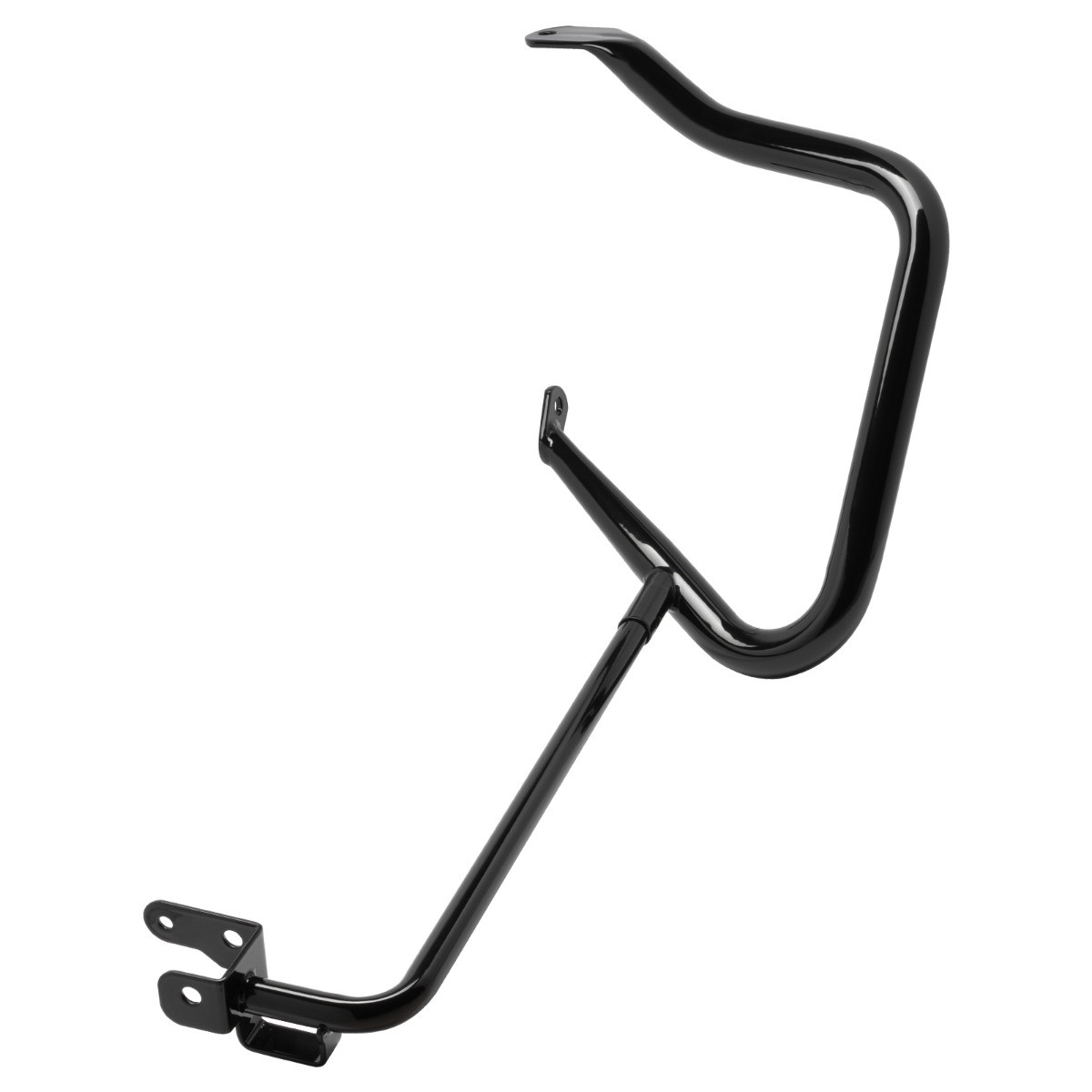 Hogworks Hogworkz® 1.25" Pork Chop Saddlebag Guards for Harley® Touring '14-'25 | Black